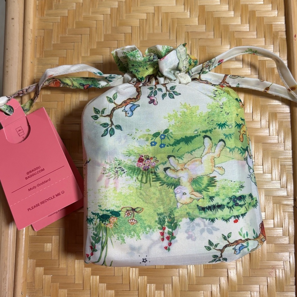 ✨SOLD!✨ NWT **Set of 3** BAGGU x Molly Goddard Standard Reusable Tote Bags - Picture 4 of 12